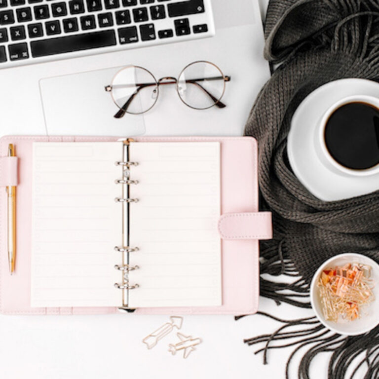 getting organized with a planner