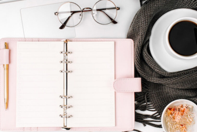 getting organized with a planner